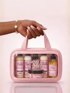 The Essentials Travel Collection Complete Hair Care System for Hydration Growth & Styling TSA-Friendly Travel-Size Set Smooth Moisturizing