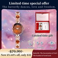 coffee(Love Gift Box+Ring+ Earrings +Necklace)