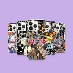 Soul Eater Phone Case Anime Cover for iPhone 17pro, 16, 15, 14, 13, 12, 11