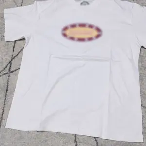 spooder shirt great for summer “Blurred Badge Classic White Tee”