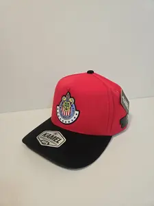 Chivas Novelty Hat, Red/Black Snapback with logo Chivas, Gorra de Chivas de Calidad, Las Chiva Hat