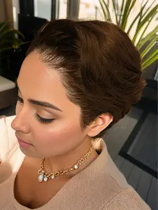 Human Hair Short Pixie Cut Wigs, 13x4 Lace Wig, Blonde Bob Wig, Glueless Bob Wig, 1b30 Color Wigs, Natural Look, Easy Maintenance, Perfect for Daily Wear