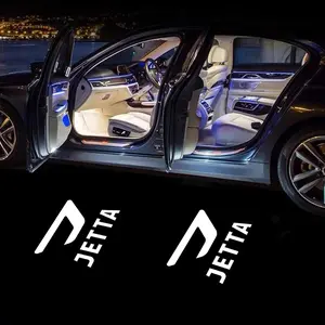 2pcs LED Car Door Universal Projector High-Definition Welcome Light, Fits Vw R Golf Tiguan Jetta Gti Transporter Passat Polo Touran Arteon