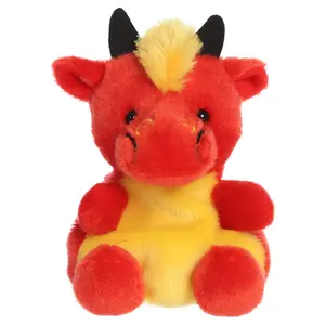 Palm Pals Adorable Bruce Chinese Dragon 5 inch Mini Soft Plush Collectable Stuffed Animal
