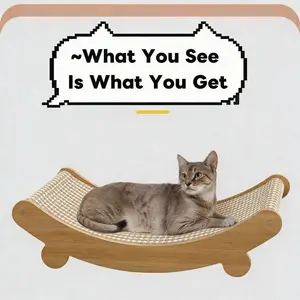 Two-In-One Space-Saving Cat Hammock and Scratching Post, Durable Dual-Purpose Mat, Easy to Clean, Fashion Pet Decor, Perfect for Multi-Cat Homes, Fashionable Decor, Easy Cleaning