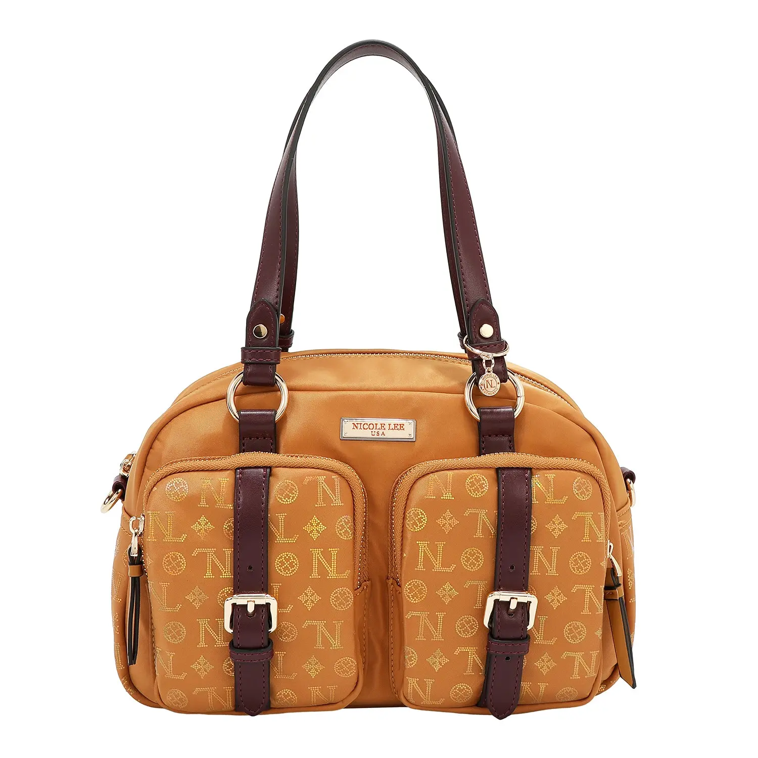 MONOGRAM LOGO BOSTON BAG
