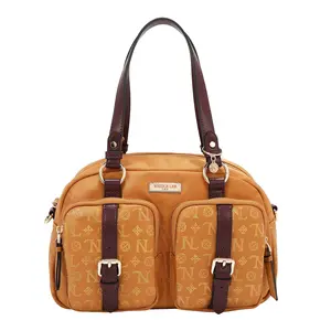 MONOGRAM LOGO BOSTON BAG
