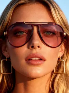 New Oval Fashion Glasses for Men and Women, Classic Versatile High-End Style Decorative Eyewear, Unisex Trendy Accessories