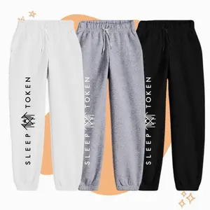 Sleep Token Sweatpants Y2K Trendy Streetwear Soft Breathable Fabric Fit for Men and Women All Seasons Basics QVDJ3