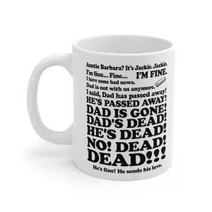 Funny Roseannee Coffee Mug, 80s Tv Show Coffee Mug, Jackie