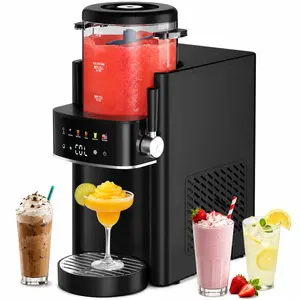 S1 Slushie Machine, No Ice Needed Frozen Drink Maker with 6 Smart Presets & 40oz Capacity, Countertop Slushie Maker for Summer Drinks, Party Drinks, Milkshakes, Frappé & Ice Cream