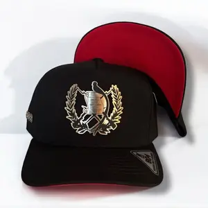 Guatemala Hats Black Snapback for Men with Adjustable Fit, Logo Design, Casual Baseball Cap Style