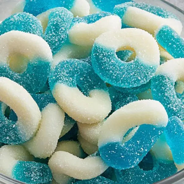 Gummy Rings Soft & Chewy Fruity Candy Sweet Sugar Coated Treats Gummy Rings Soft & Chewy Fruity Candy Sweet Sugar Coated Treats