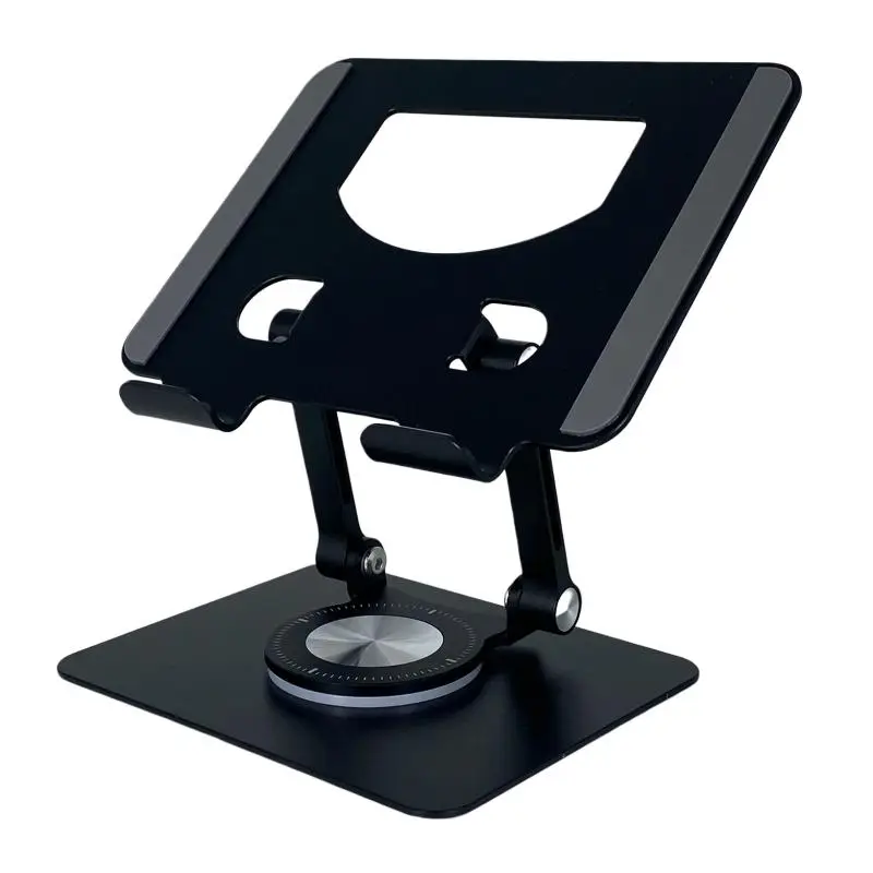 360° Rotatable Tablet Stand, Phone Stand, Adjustable Foldable Desktop Stand Compatible with 4.7-12 Inch Tablet