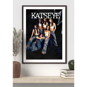 Katseye Group Art Print, Wall Decor, Katseye Poster, Kpop Print Fan Inspired Decor