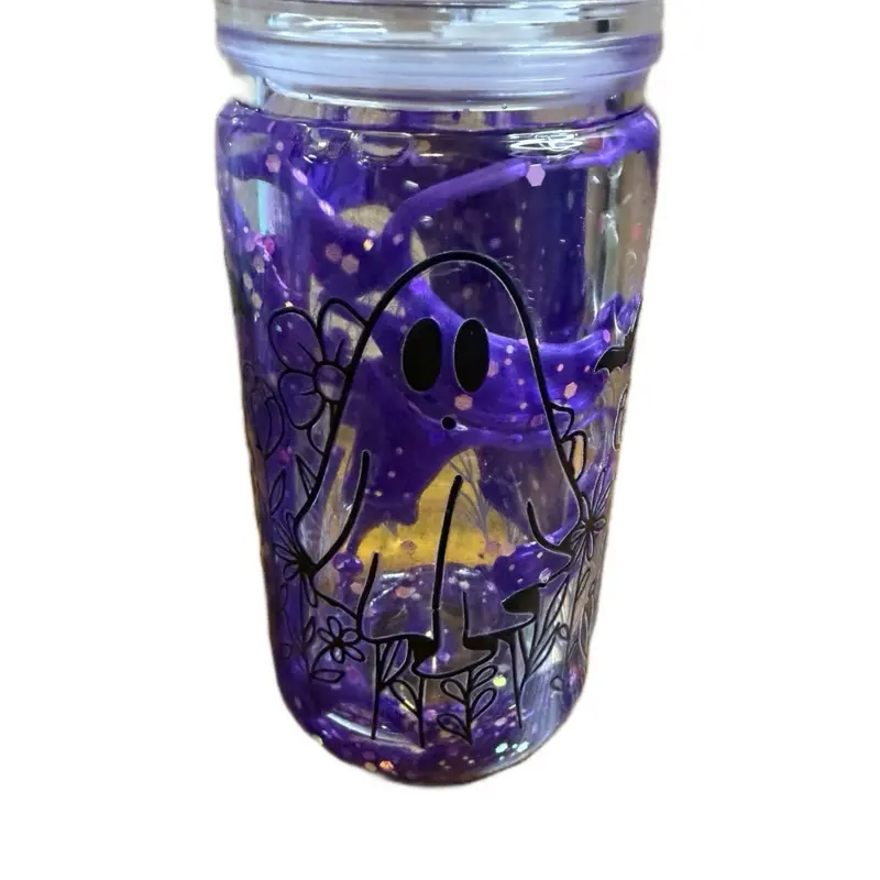 Halloween 16 oz Lava snowglobe cup