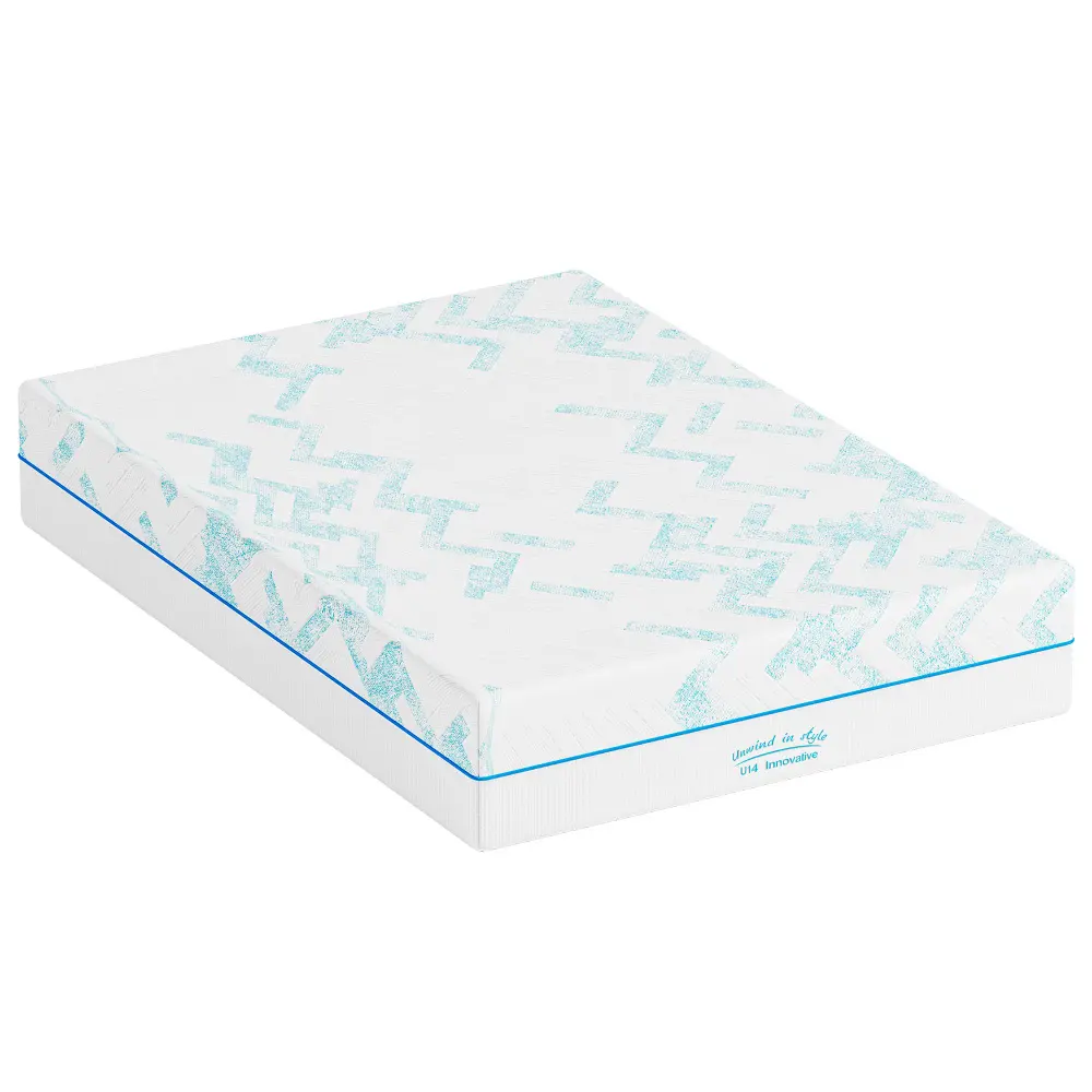 short king size, large format, free of glass fibers, medium hardness texture, breathable memory foam 10-inch RV Latex Memory Foam Mattress