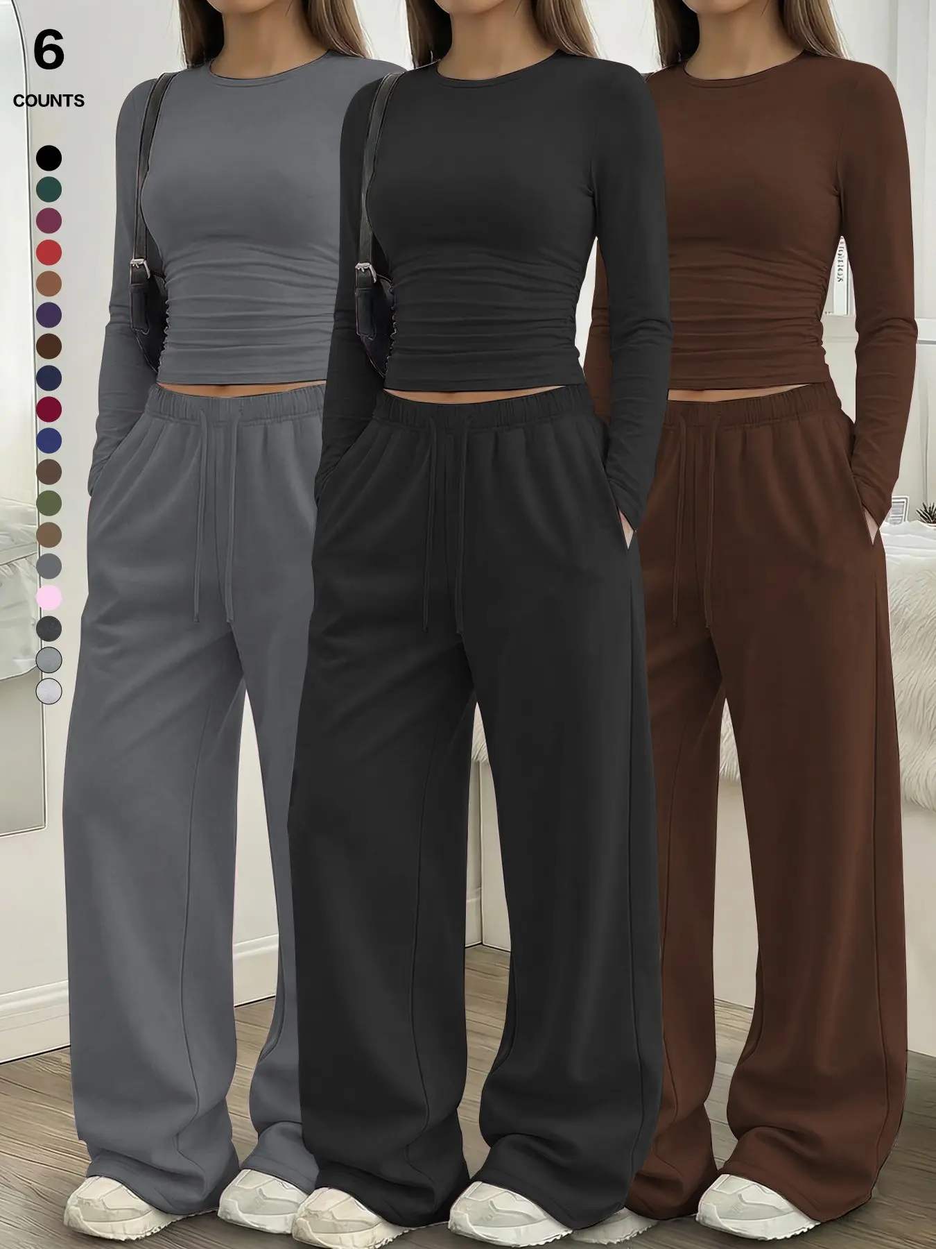 Black + Dark Coffee + Dark Gray