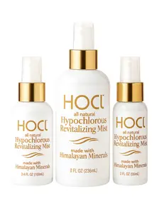 Think Smarter Products – HOCl All Natural Hypochlorous Revitalizing Mist [Made with Himalayan Minerals] Hydration Facial Mist — Gentle on Sensitive Skin — Barrier Support and Daily Refresh