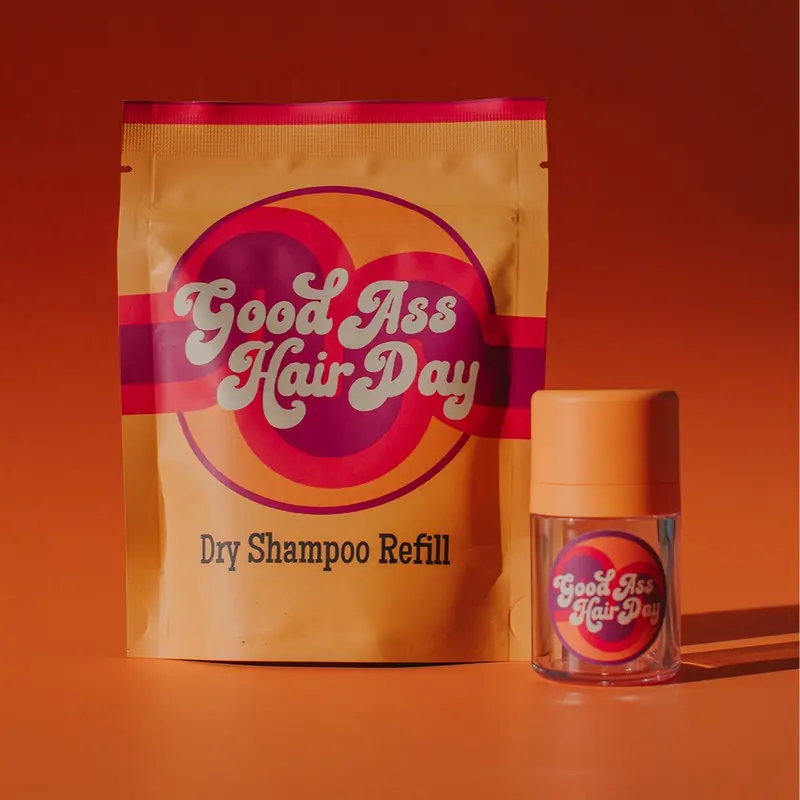Good Ass Hair Day Powder Dry Shampoo Applicator (Dabber) + Good Ass Hair Day Dry Shampoo Refill
