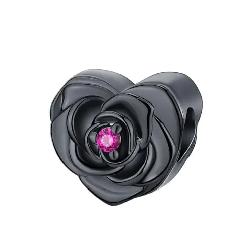 Black Rose Charm