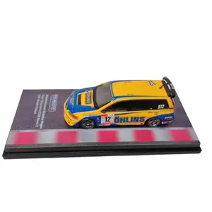 TARMAC WORKS 1:64 Scale Mitsubishi Lancer Evolution Wagon 9580015716161 - Super TAIKYU Series 2006 Round 313th, Detailed Design, Miniature Model Car