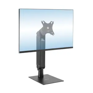 Mount-It! Freestanding Monitor Arm With Height Adjustment