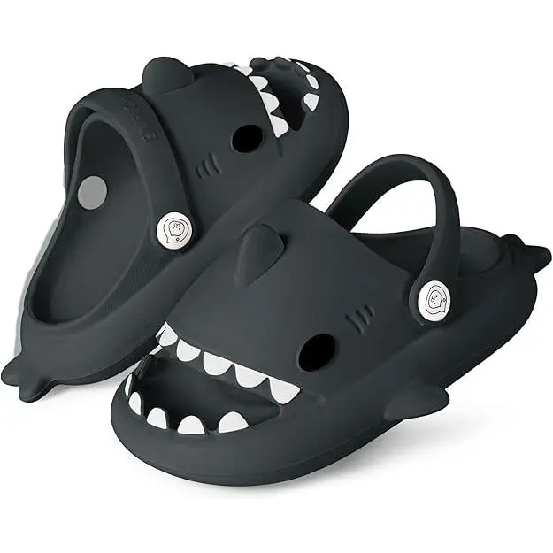 Shark Slides Cloud Beach Pool Home Slippers Cute Cartoon Open Toe Sandals Cushioned Thick Sole Shoes Shark Slides Cloud Beach Pool Home Slippers Cute Cartoon Open Toe Sandals Cushioned Thick Sole Shoes