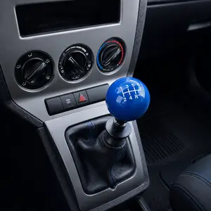 Manual Transmission Knob6 Speed Manual Shift Knob Universal Car Gear Shifter Ball – Glossy Acrylic Racing Style Handle with Adapters for Mustang Camaro Civic Subaru BMW#6SpeedShiftKnob #ShiftKnob #ManualShiftKnob #GearShifter #JDMStyle #CarMods #