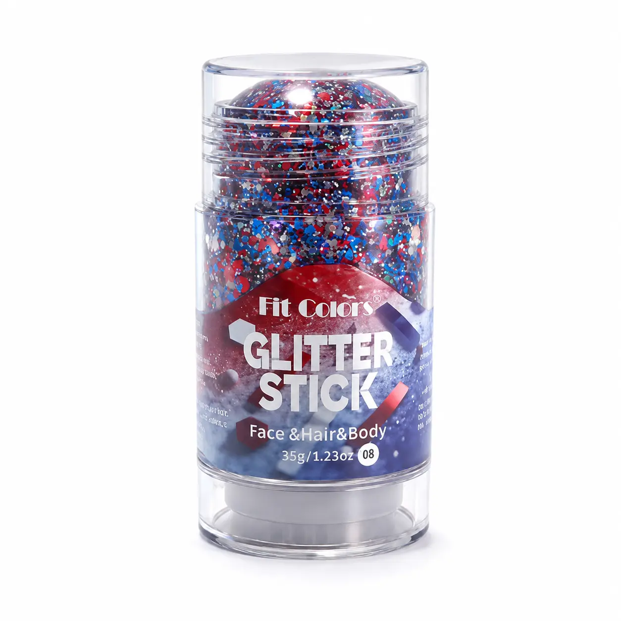 Multi-Use Glitter Stick for Face, Hair and Body with Chunky Holographic Sequins, Long-Lasting Radiant Shimmer Body Glitter for Festival, Rave and Party Makeup, Glitter Sparkle Makeup