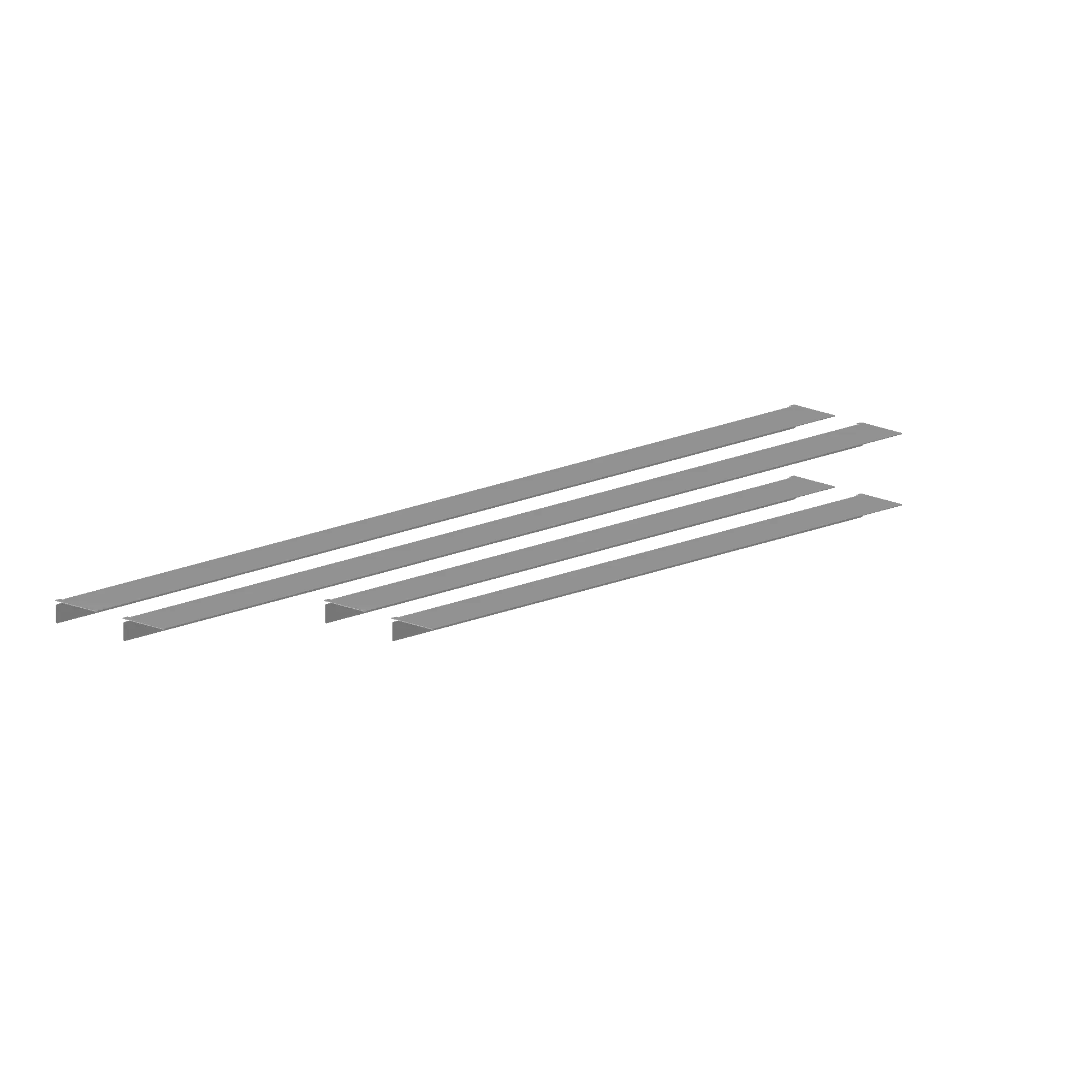 Dornbracht 9017201710090 Mounting Bracket Mounting Bracket Ceiling 1100 X 25 X 61,5 Mm