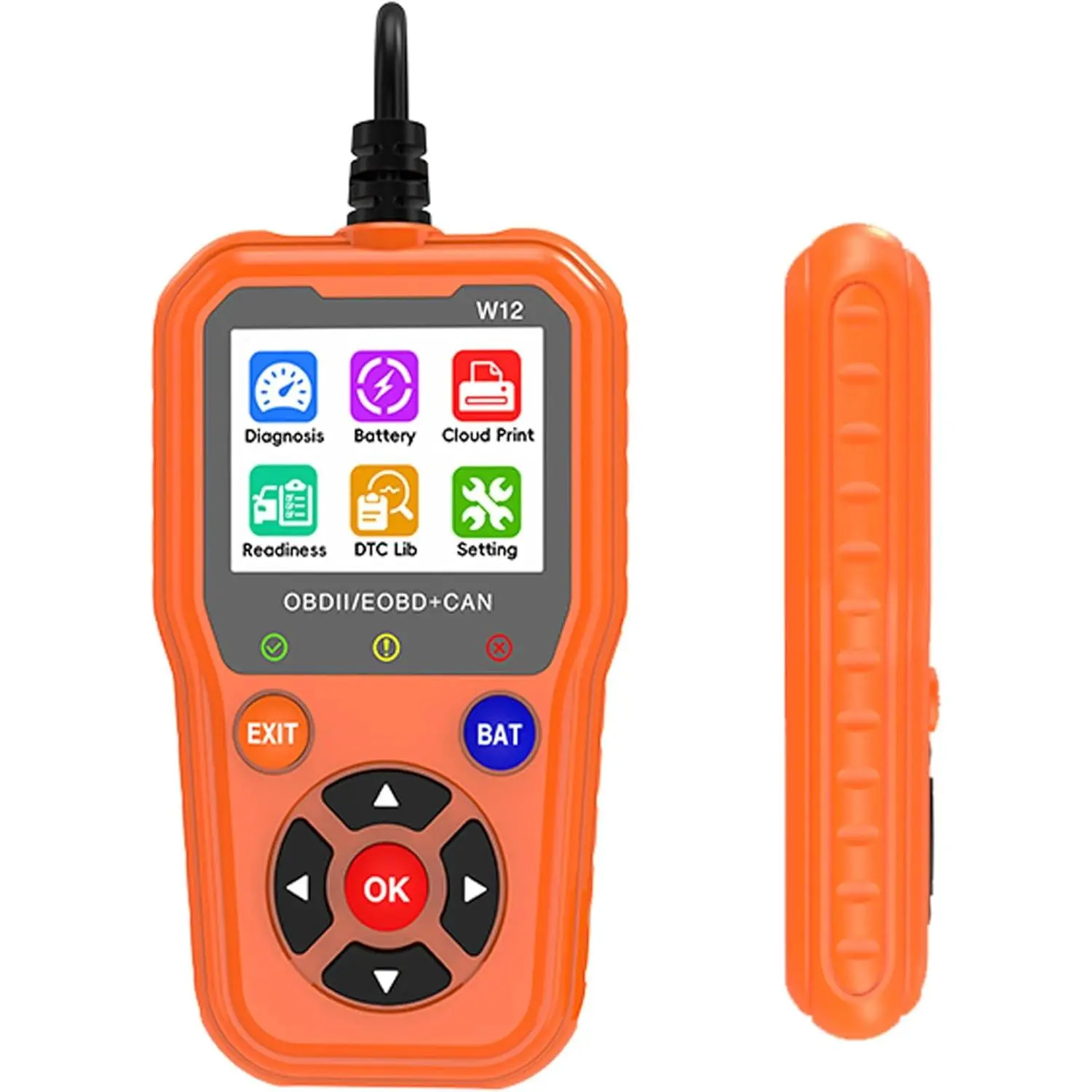 OBD Scanner, Fixd Car Diagnostic Tool, Check Engine Code Reader with Reset, Cloud Printing, Freeze Frame, Data Stream, I/M Readiness, Car Scanner for All OBDII Vehicles Since