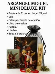 Arcángel Miguel Mini Deluxe Ritual Kit Candle Decor