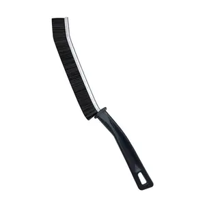 Home Cleaning Set of 4 Long Crevice Brushes for Bathroom and Tile Cleaning Durable Hard Bristles for Effective Surface Cleaning