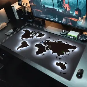 Viral Glow World Map Mouse Pad | Dark Mode Desk Mat | Desk Accessories | Oversized Non-Slip Office/Gaming Pad | Modern Travel Aesthetic Decor | Smooth Surface for Daily Use | Trendy Sleek Vibe Desk Setup 2026 #FYP #DeskGoals #GlowMapVibes #TravelDesk