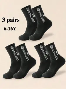 Men's Sports Socks, Basketball & Football Socks, Thick Terry Bottom, Sweat Absorbent, Anti-Odor, Non-Slip Professional Socks