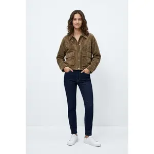 Jonava Oversized Suede Cargo Jacket