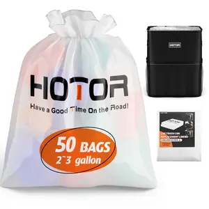 Disposable Car Trash Bags, Plastic Garbage Bags for Car, Leakproof Small Trash Liners for Car