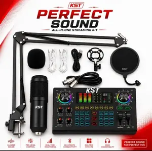 Professional Sound Card & Streaming Mixer | Podcast, TikTok Live, You tube  Gaming & Recording Studio