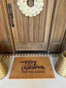 Custom Christmas Doormat
