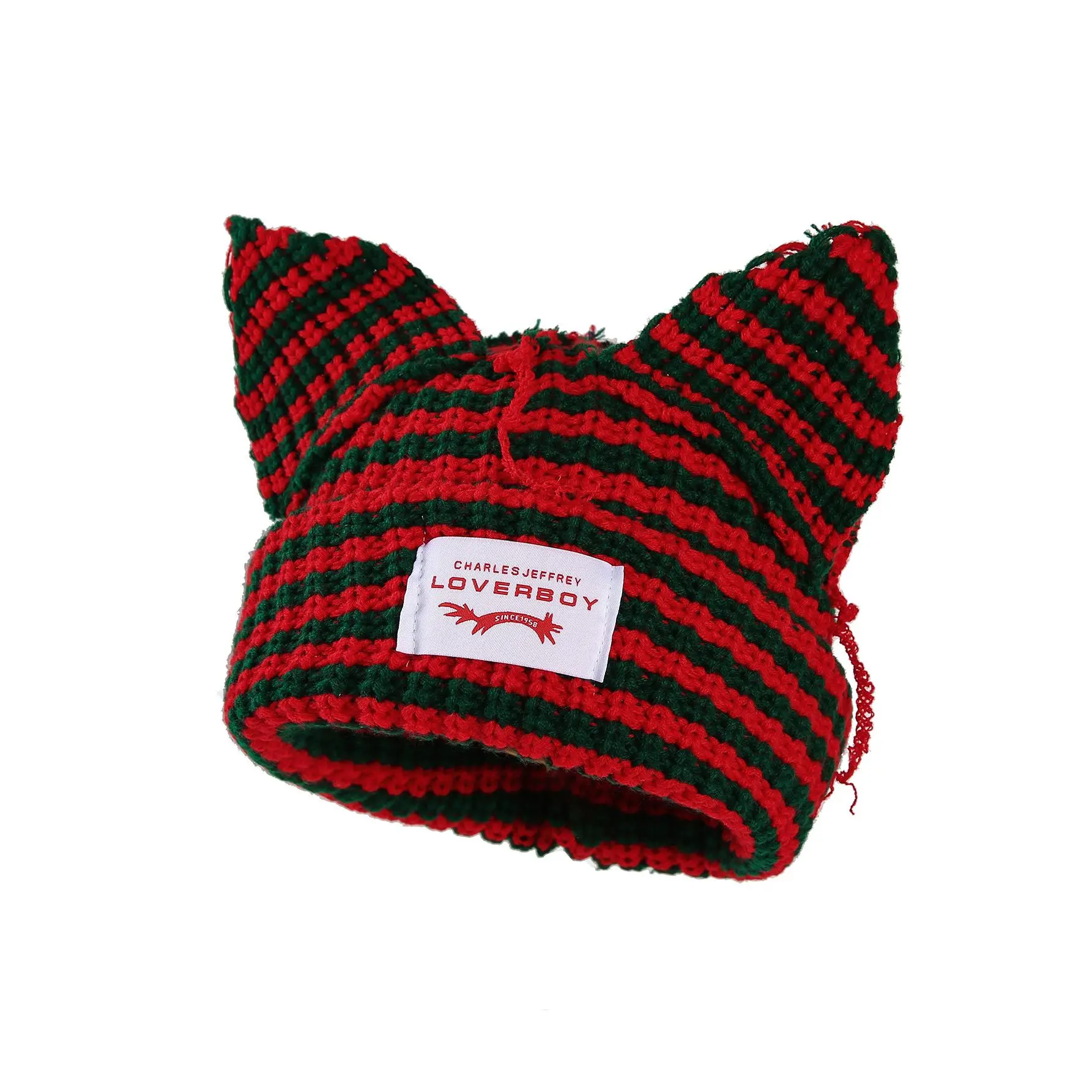 red and green stripes