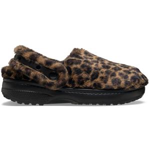 Crocs Adult Unfurgettable Animal Print Lined Clogs, Fuzzy Slippers