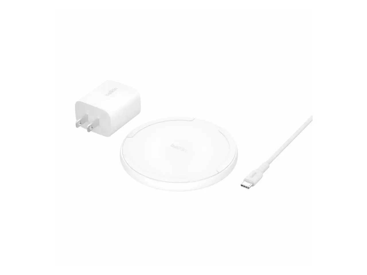 Belkin BoostCharge Wireless Charging Pad 15W - White - WIA012ttWH
