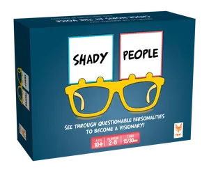 Shady People - See Through Questionable Personalities to Become a Visionary! A Fun Deduction and Party Game for