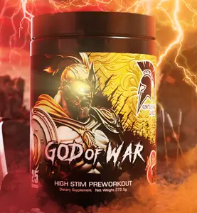 Centurion Labz God of War Preworkout - High Stimulant & Nootropic Formula for Optimal Gym Performance & Pure Energy Boost
