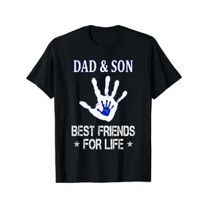 Dad And Son Matching - Dad & Son Best Friends for Life T-Shirt,