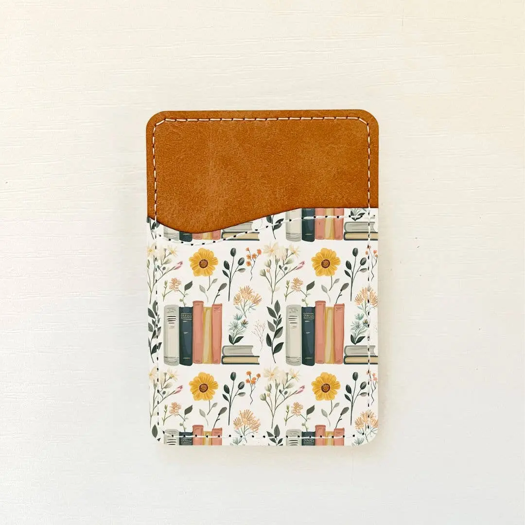 Olivia + Rose - Bookish Florals Leather Card Holder (15 Options): 1