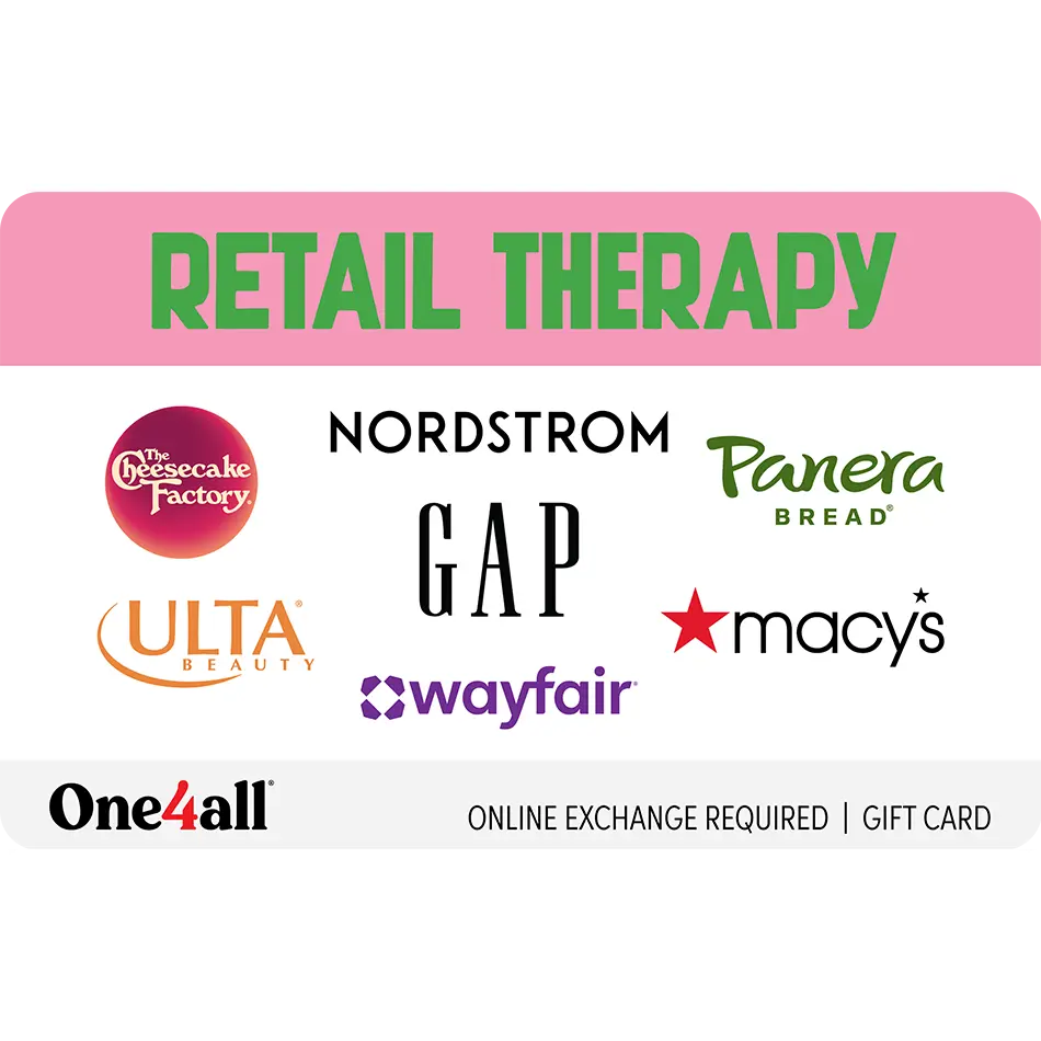 One4all Retail Therapy eGift Card | Shopping Spree at Many Brands