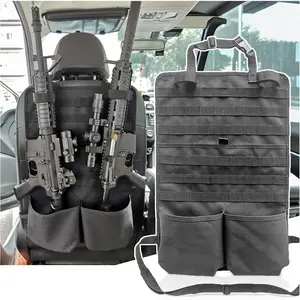 Tactical Car Seat Back Organizer, MOLLE Vehicle Seat Panel for Hunting Gear Storage, 1 Pack