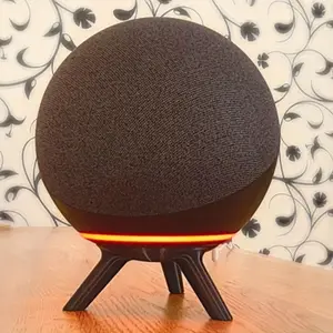 1PC smart speaker Echo stand Storage display stand Desktop decoration stand Plastic material black